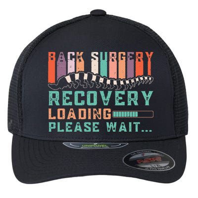 Back Surgery Recovery Funny Spinal Fusion Get Well Soon Flexfit Unipanel Trucker Cap