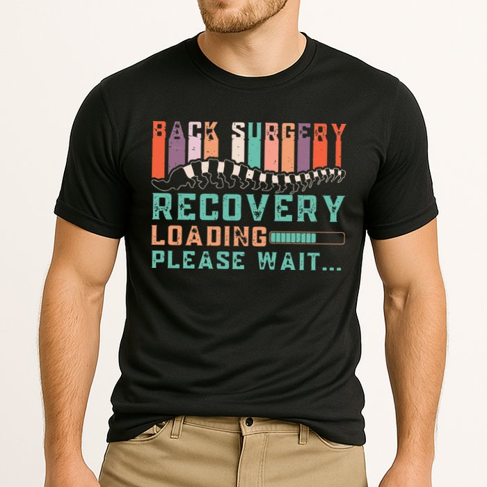 Back Surgery Recovery Funny Spinal Fusion Get Well Soon Cooling Performance Crew T-Shirt