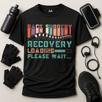 Back Surgery Recovery Funny Spinal Fusion Get Well Soon Cooling Performance Crew T-Shirt