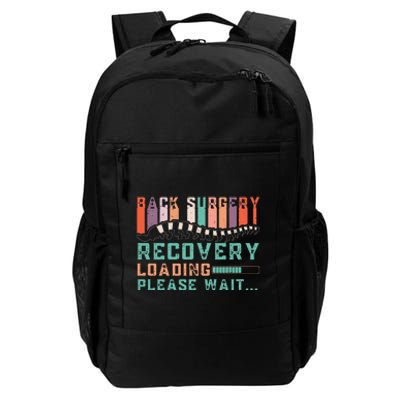 Back Surgery Recovery Funny Spinal Fusion Get Well Soon Daily Commute Backpack