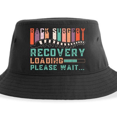 Back Surgery Recovery Funny Spinal Fusion Get Well Soon Sustainable Bucket Hat