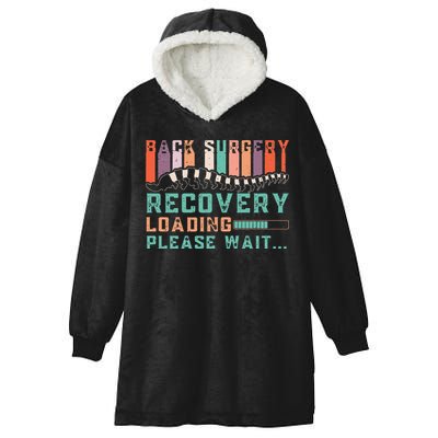 Back Surgery Recovery Funny Spinal Fusion Get Well Soon Hooded Wearable Blanket