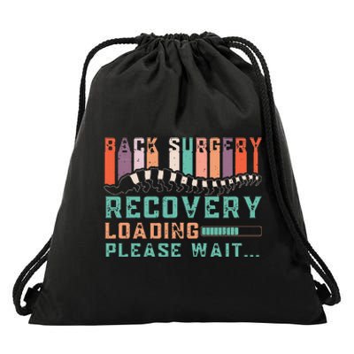 Back Surgery Recovery Funny Spinal Fusion Get Well Soon Drawstring Bag