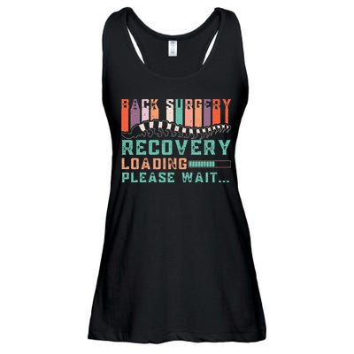 Back Surgery Recovery Funny Spinal Fusion Get Well Soon Ladies Essential Flowy Tank