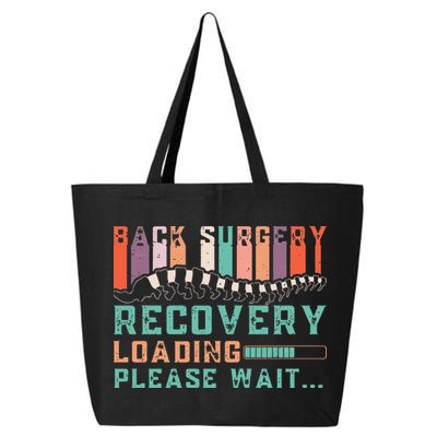 Back Surgery Recovery Funny Spinal Fusion Get Well Soon 25L Jumbo Tote