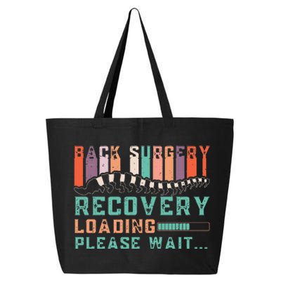 Back Surgery Recovery Funny Spinal Fusion Get Well Soon 25L Jumbo Tote