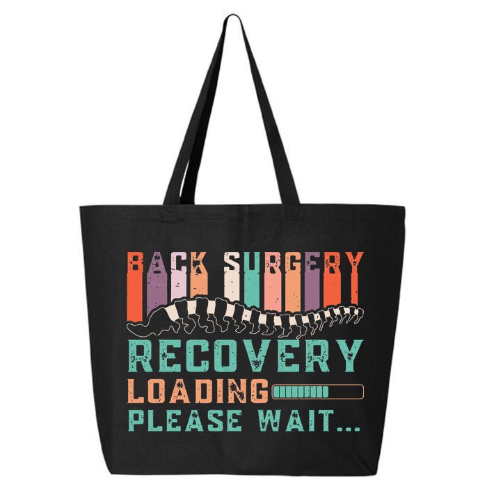 Back Surgery Recovery Funny Spinal Fusion Get Well Soon 25L Jumbo Tote