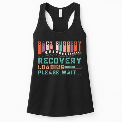 Back Surgery Recovery Funny Spinal Fusion Get Well Soon Womens Tank Top