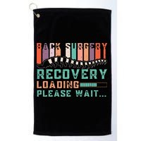 Back Surgery Recovery Funny Spinal Fusion Get Well Soon Golf Towel