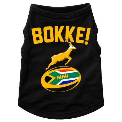 Bokke! Springbok Rugby South African Flag Doggie Tank