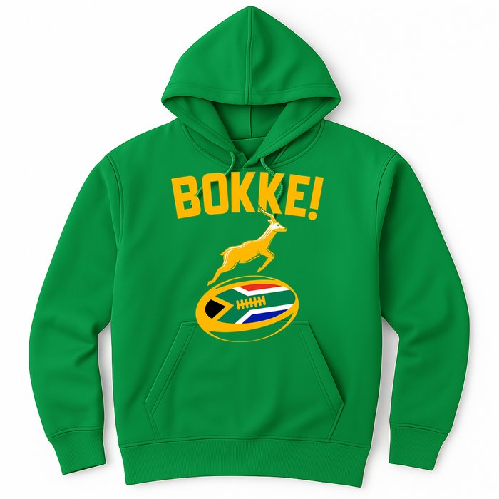 Bokke! Springbok Rugby South African Flag Hoodie