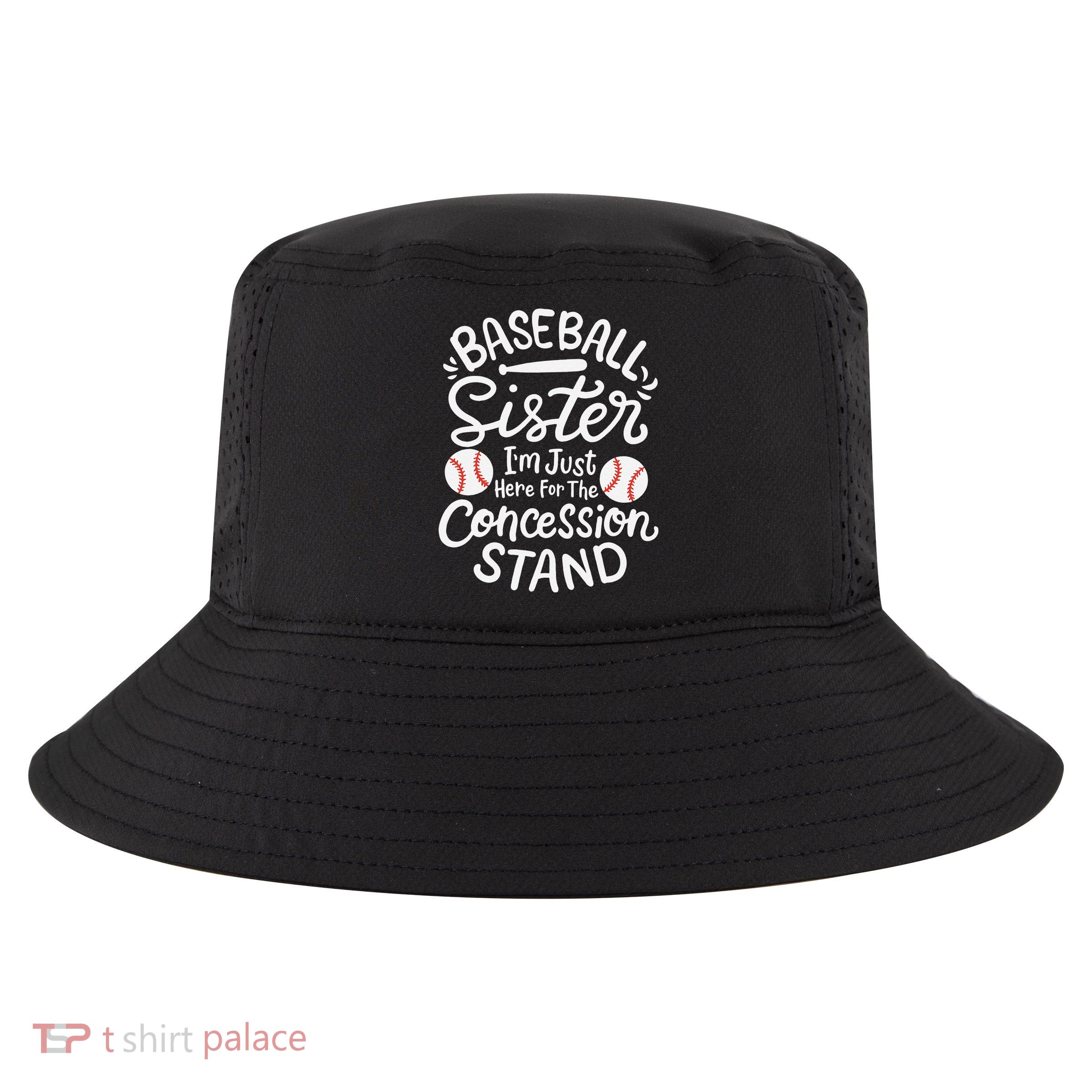 Baseball Sister Retro Big Sister Baseball For  Softball Cool Comfort Performance Bucket Hat
