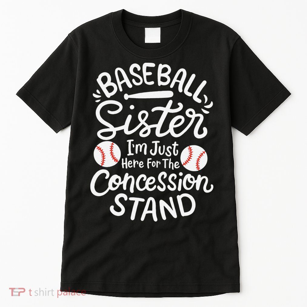 Baseball Sister Retro Big Sister Baseball For  Softball Tall T-Shirt