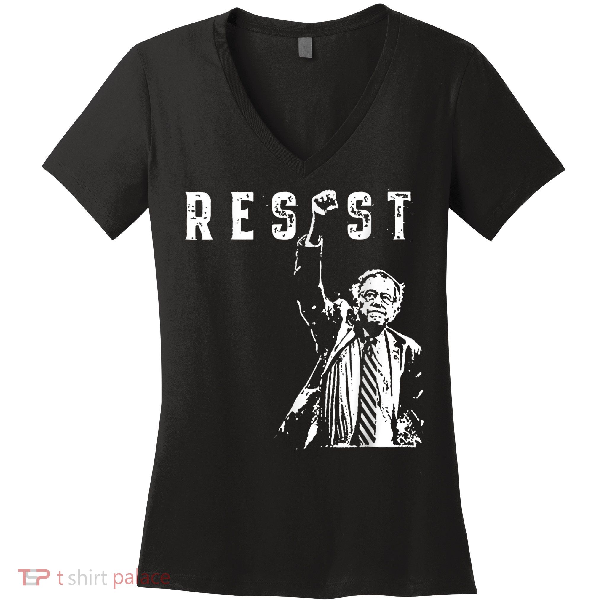 Bernie Sanders Rage Against The Machine Women's V-Neck T-Shirt