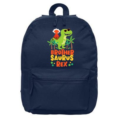 Brother Saurus Rex Dinosaur Dino 16 in Basic Backpack