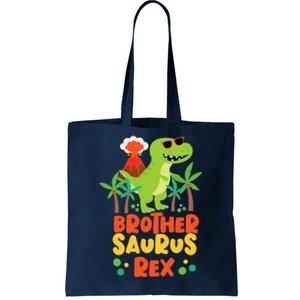 Brother Saurus Rex Dinosaur Dino Tote Bag