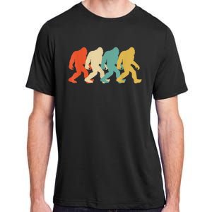 Bigfoot Silhouette Retro Pop Art Sasquatch Graphic Adult ChromaSoft Performance T-Shirt