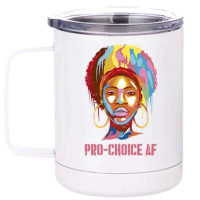 Black 'S Rights Pro Choice Af Feminist Meaningful Gift 12 oz Stainless Steel Tumbler Cup