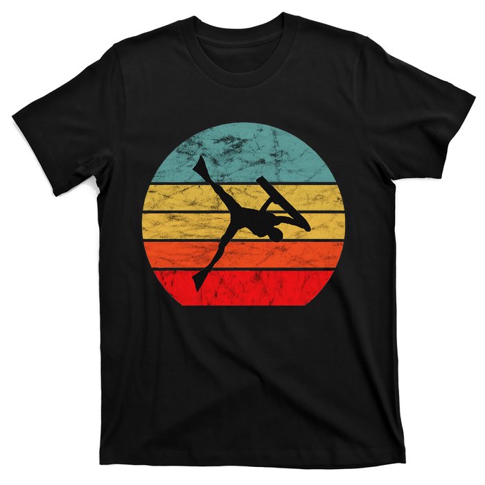 Bodyboard Surfer Retro Vintage Sunset Bodyboarder Surfing T-Shirt