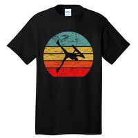 Bodyboard Surfer Retro Vintage Sunset Bodyboarder Surfing Tall T-Shirt