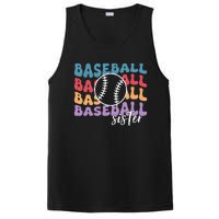 Baseball Sister Retro Big Sister funny Baseball player PosiCharge Competitor Tank