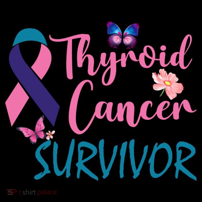 Butterflies Support Ribbon Thyroid Cancer Survivor Gift Wool Snapback Cap
