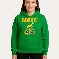 Bokke! Springbok Rugby South African Flag Hoodie