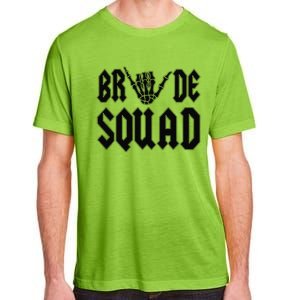 Bride Squad Rock N Roll Halloween Bachelorette Bridal Party Adult ChromaSoft Performance T-Shirt