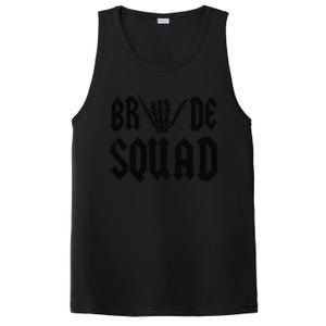 Bride Squad Rock N Roll Halloween Bachelorette Bridal Party PosiCharge Competitor Tank