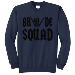 Bride Squad Rock N Roll Halloween Bachelorette Bridal Party Sweatshirt