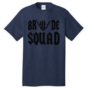 Bride Squad Rock N Roll Halloween Bachelorette Bridal Party Tall T-Shirt