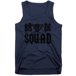 Bride Squad Rock N Roll Halloween Bachelorette Bridal Party Tank Top