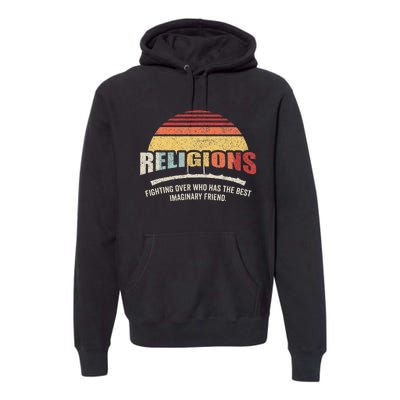 Bag Some Rays Retro Atheist Science Crew Neck Classic Fit Black Cotton & Po Premium Hoodie