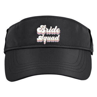 Bride Squad Retro Bachelorette Party Bridesmaids Meaningful Gift Adult Drive Performance Visor