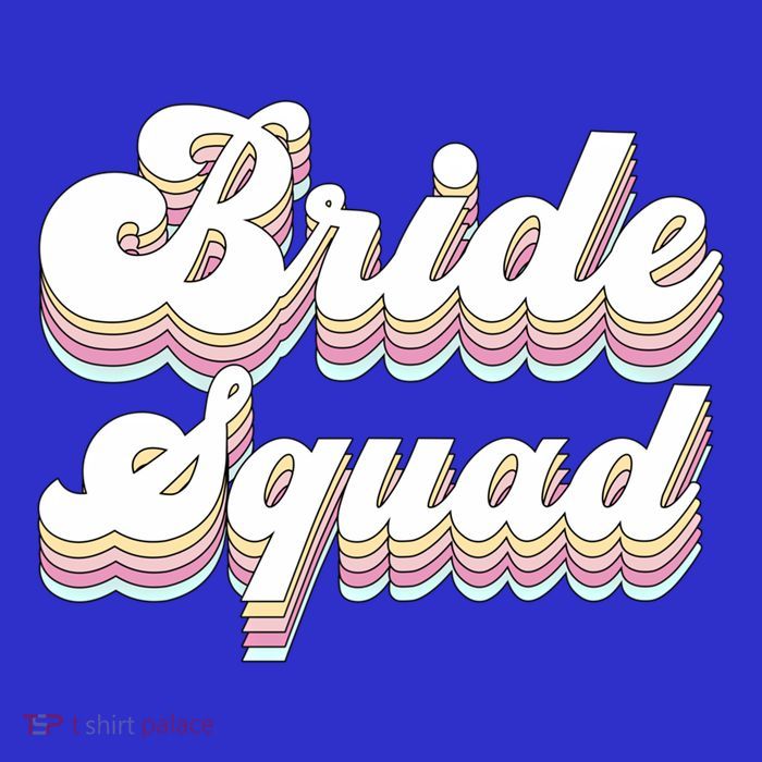 Bride Squad Retro Bachelorette Party Bridesmaids Meaningful Gift 16 in Basic Backpack