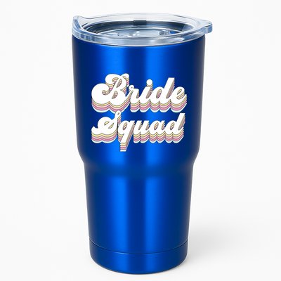 Bride Squad Retro Bachelorette Party Bridesmaids Meaningful Gift Tumbler