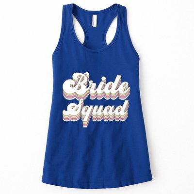 Bride Squad Retro Bachelorette Party Bridesmaids Meaningful Gift Womens Tank Top