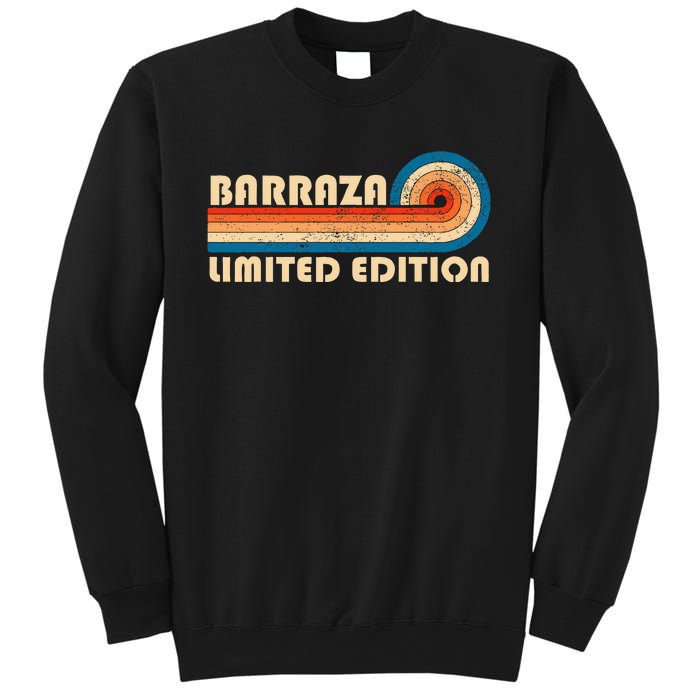 Barraza Surname Retro 80s 90s Birthday Sweatshirt