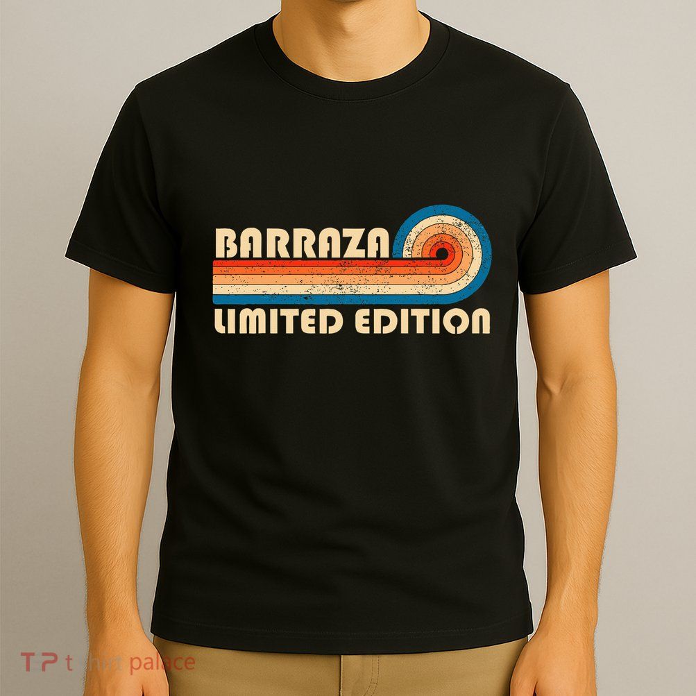 Barraza Surname Retro 80s 90s Birthday T-Shirt