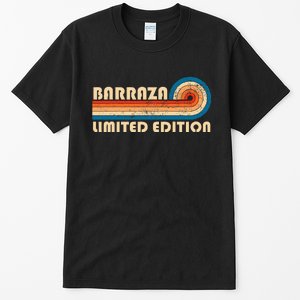 Barraza Surname Retro 80s 90s Birthday Tall T-Shirt