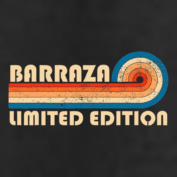 Barraza Surname Retro 80s 90s Birthday 11oz C Handle Ceramic Mug