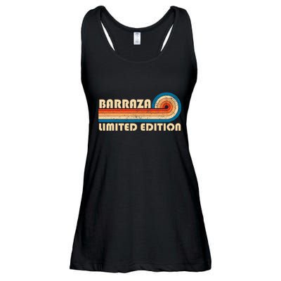 Barraza Surname Retro 80s 90s Birthday Ladies Essential Flowy Tank