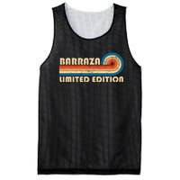 Barraza Surname Retro 80s 90s Birthday Mesh Reversible Basketball Jersey Tank