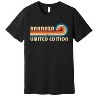 Barraza Surname Retro 80s 90s Birthday Premium T-Shirt