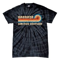 Barraza Surname Retro 80s 90s Birthday Tie-Dye T-Shirt