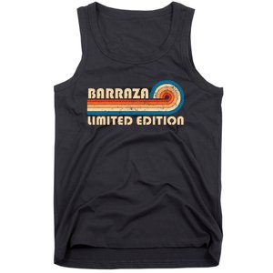 Barraza Surname Retro 80s 90s Birthday Tank Top