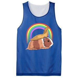 Banana Slug Riding Guinea Pig Rainbow Cute Magical Animal Gift Mesh Reversible Basketball Jersey Tank