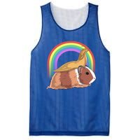 Banana Slug Riding Guinea Pig Rainbow Cute Magical Animal Gift Mesh Reversible Basketball Jersey Tank