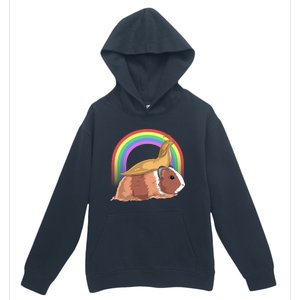 Banana Slug Riding Guinea Pig Rainbow Cute Magical Animal Gift Urban Pullover Hoodie