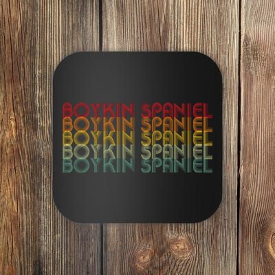 Boykin Spaniel Retro Design Coaster